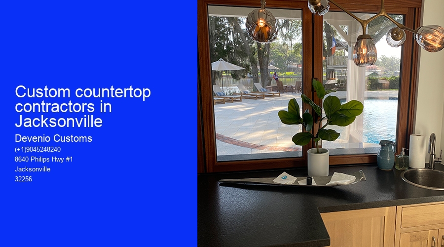 Custom countertop contractors in Jacksonville