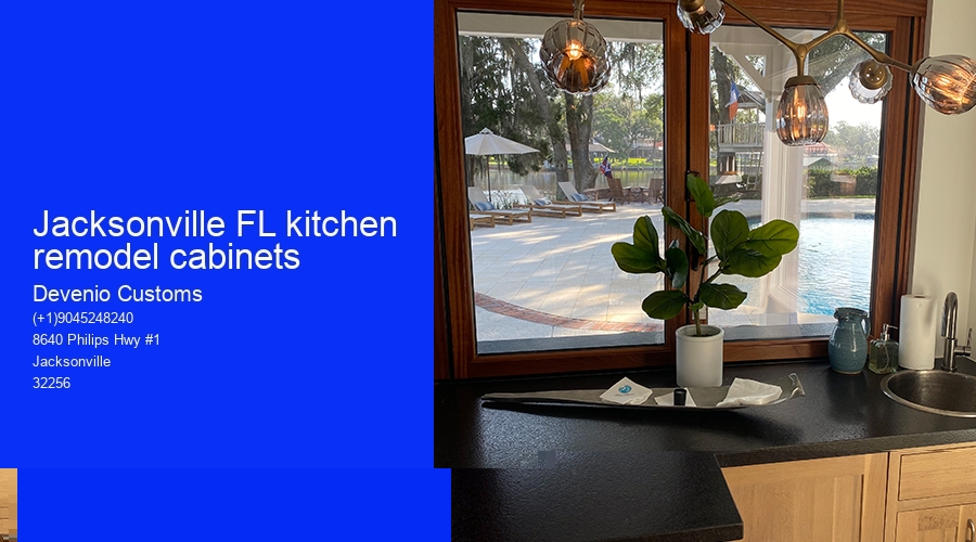 Jacksonville FL kitchen remodel cabinets